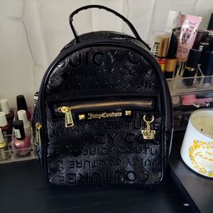 Juicy Couture Black Patent Backpack